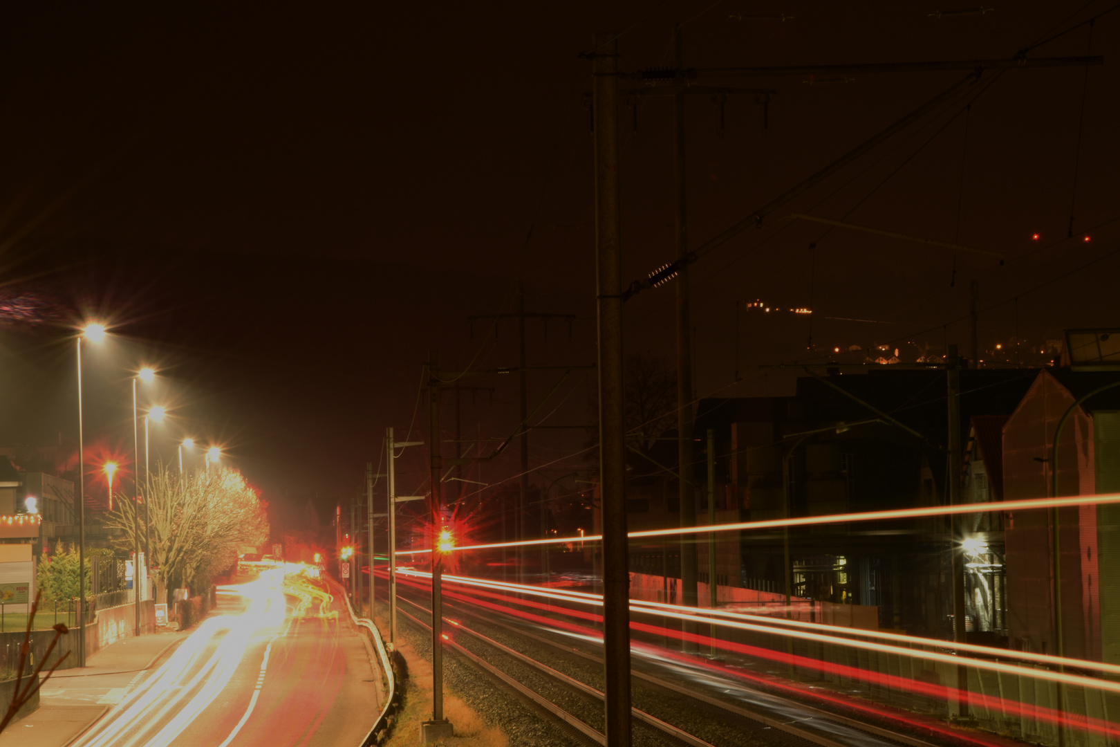 Movement Captured (Night Long Exposure Shot)