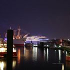 Moving ship in Hamburg