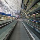 Moving stairways - Flughafen Leipzig