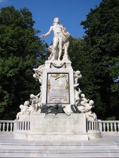 Mozart Denkmal in Wien