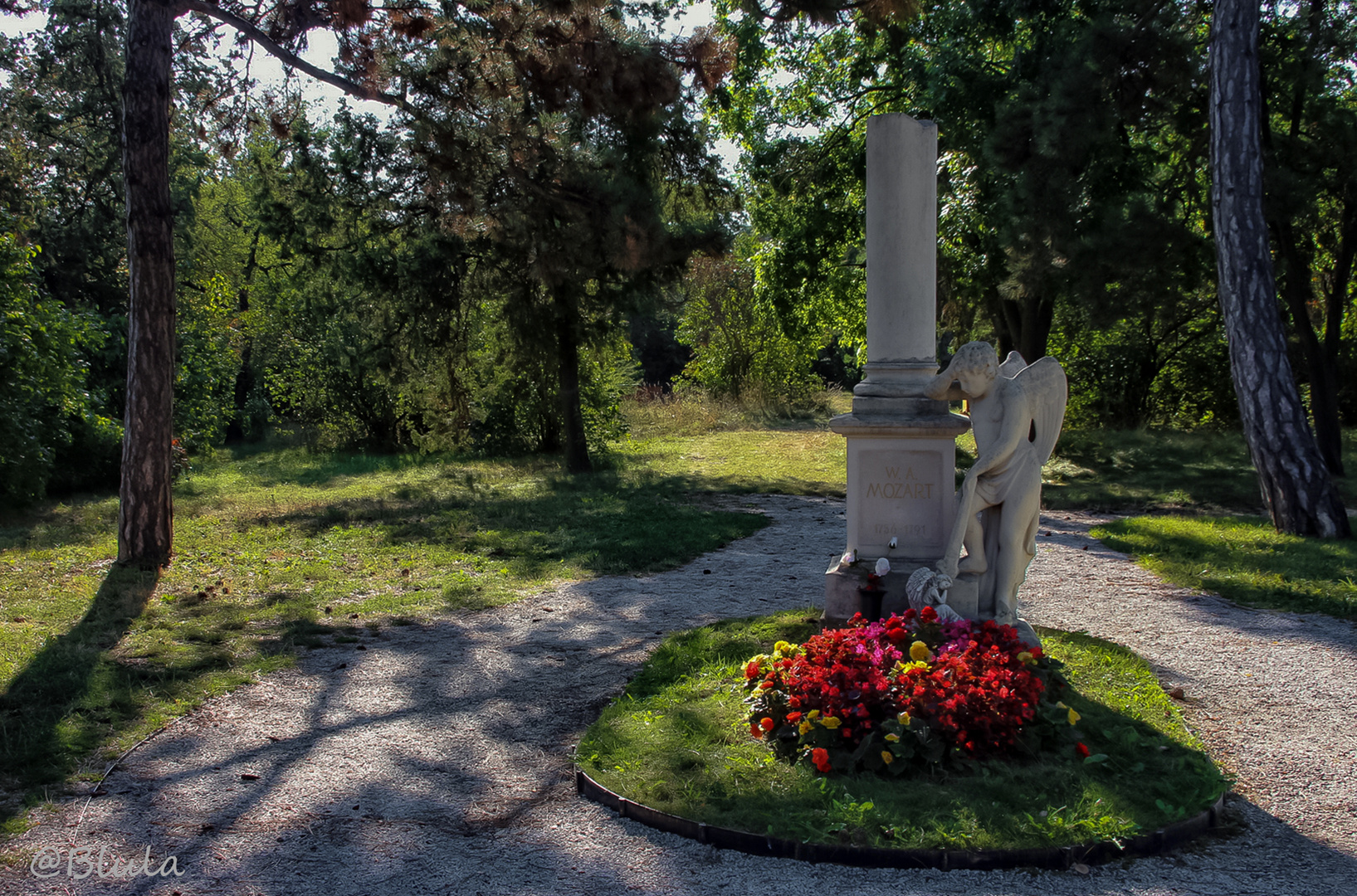 Mozarts letzte Ruhestätte auf dem St. Marxer Friedhof 