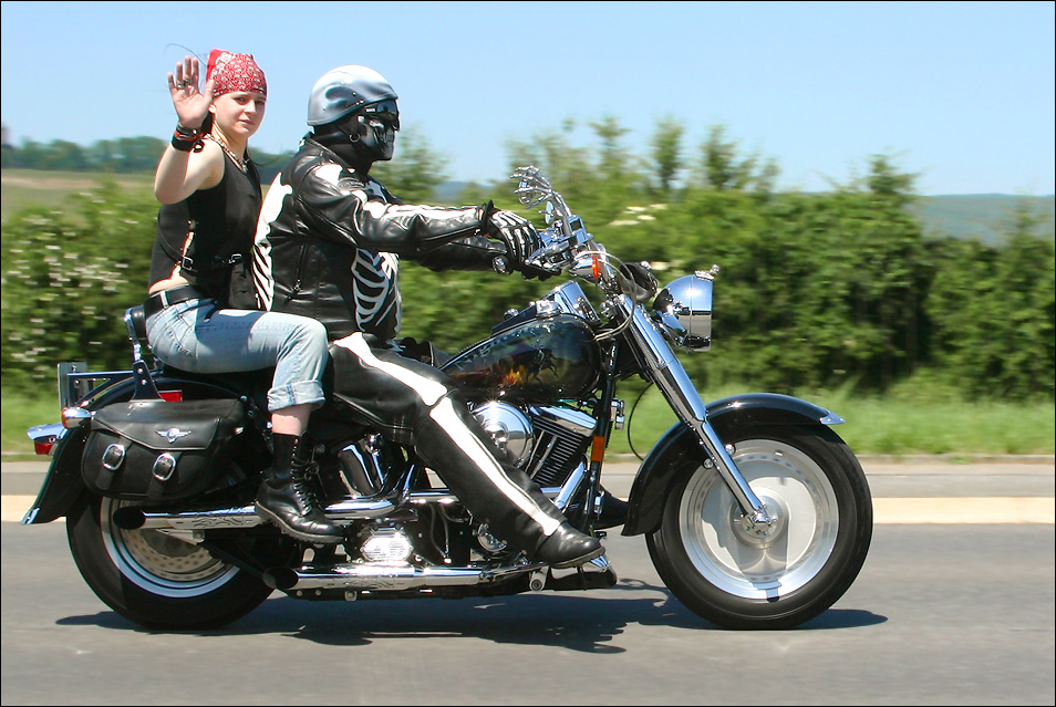 Mr Bones Cool Biker 4 Foto Bild Autos Zweirader Motorrader Zweirader Bilder Auf Fotocommunity