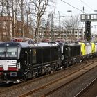 MRCE 193 643 mit 7 weiteren Vectrons in Wuppertal, am 11.03.2017.