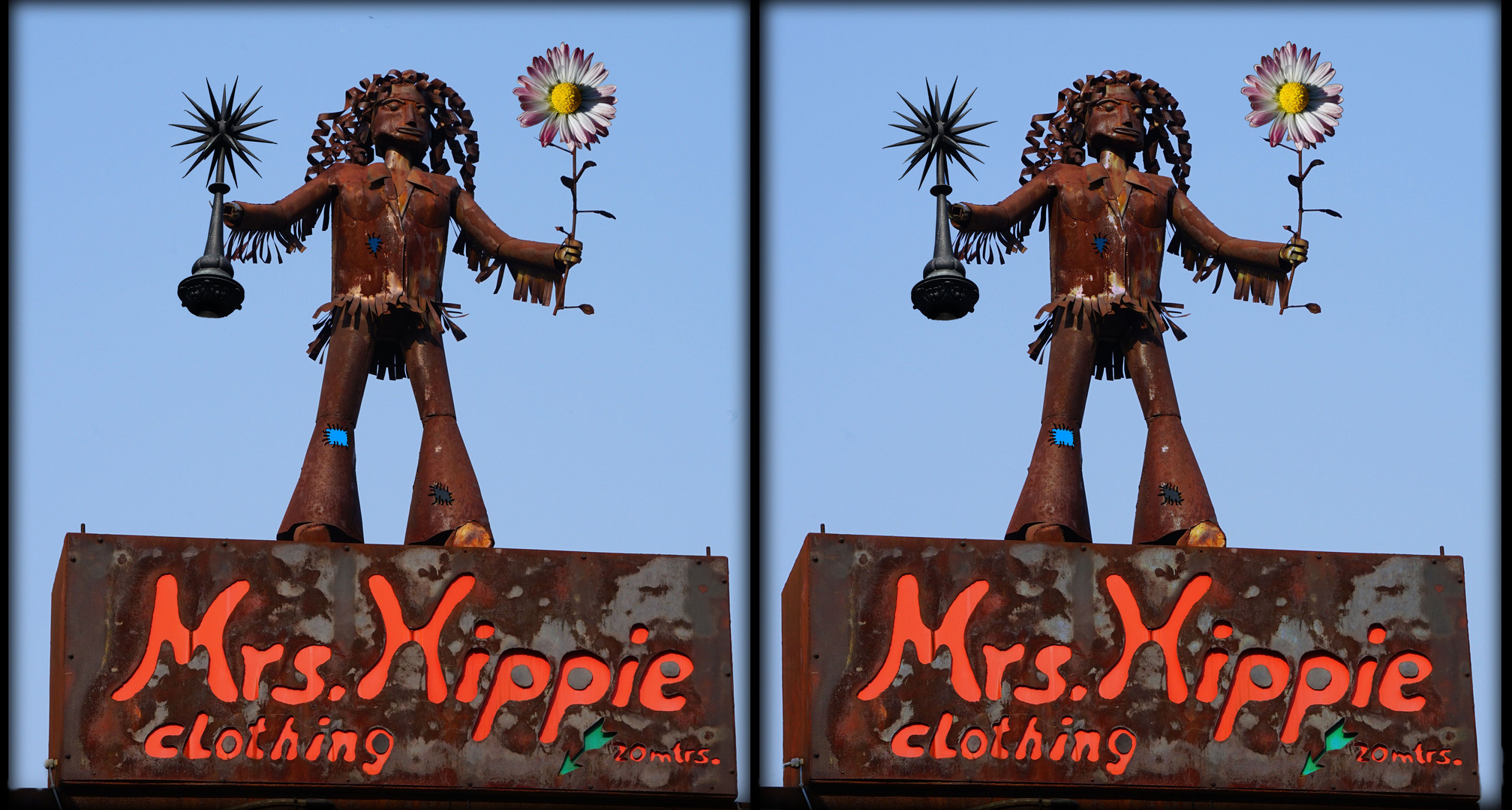  Mrs. Hippie -etwas aufgepeppt (3D-X-View)