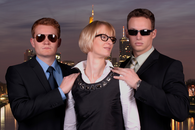 Mrs. Leuschner and the Bodyguards