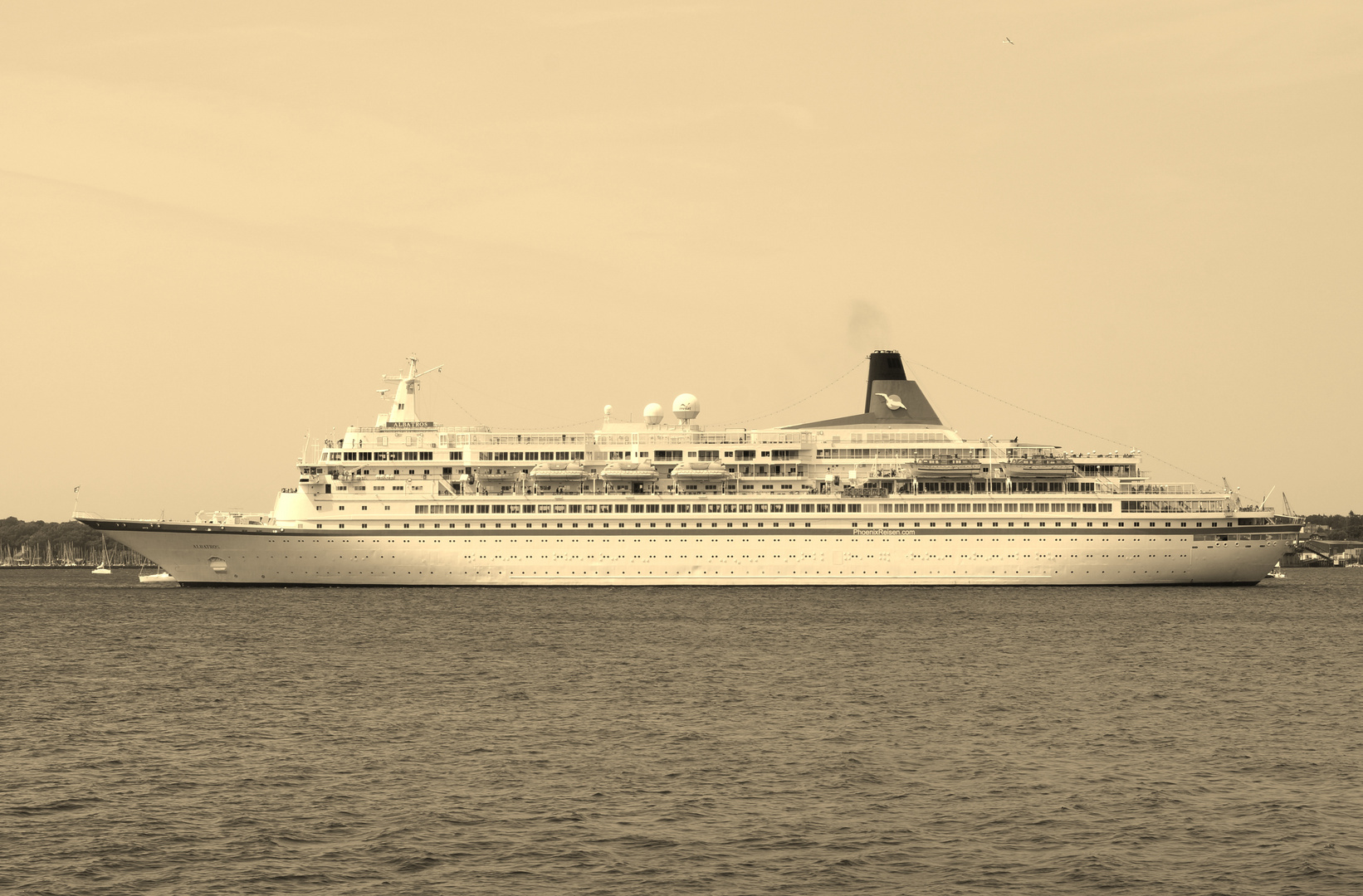 MS Albatros in Sepia