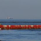 MS Aldebaran, beladen mit Schüttgut, vor Cuxhaven