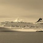 MS Artania in Sepia