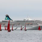 MS Artania vor Hugh Town, Scilly Islands