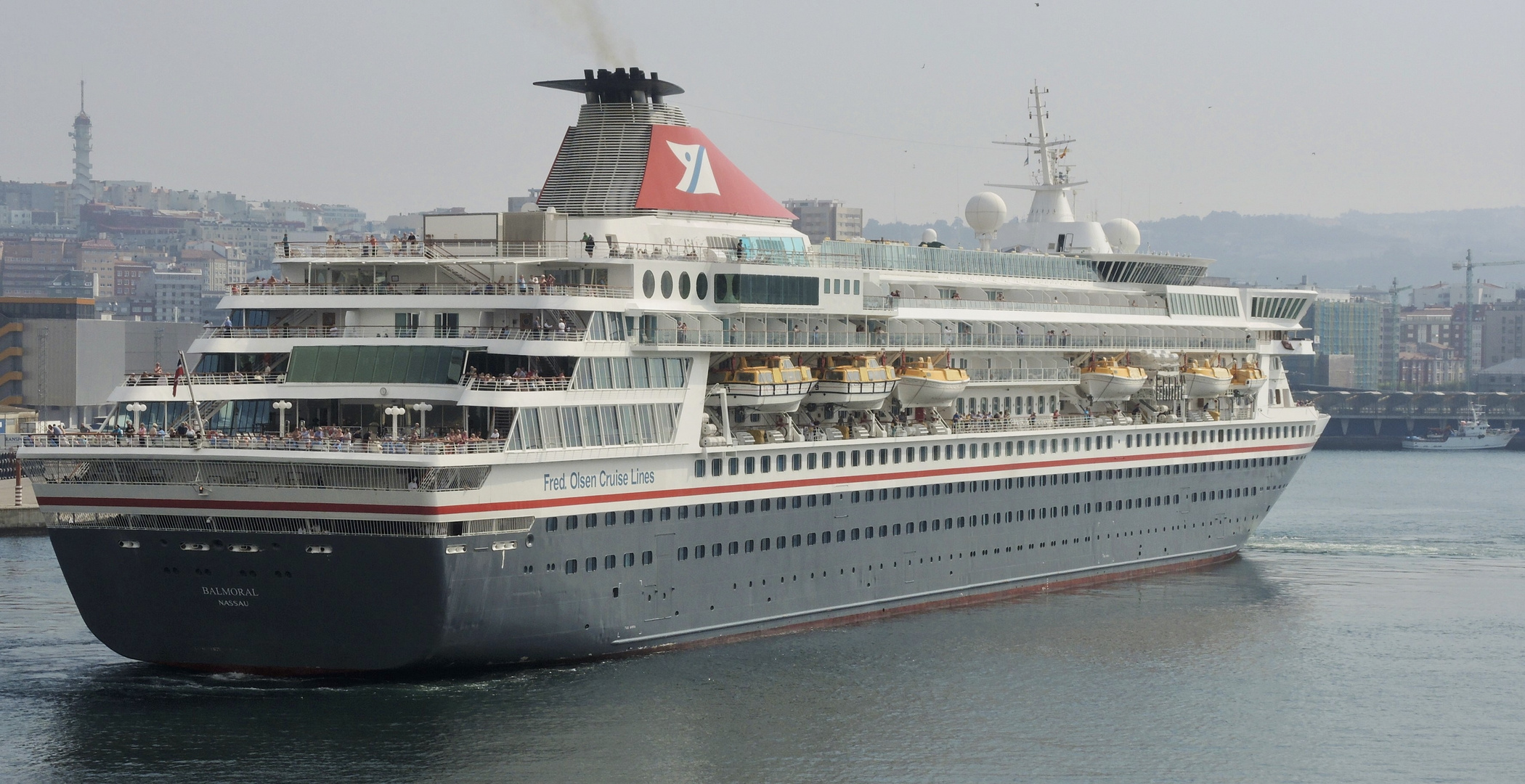 MS Balmoral in La Coruna