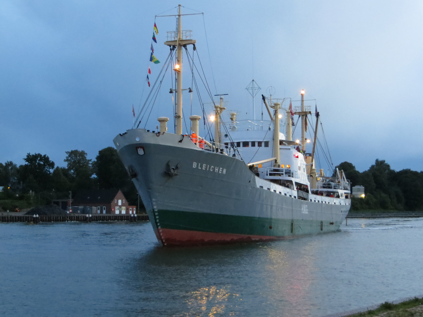 M.S. Bleichen Erstanlauf Rendsburger Kreishafen nach 60 Jahren - 25.08.2018