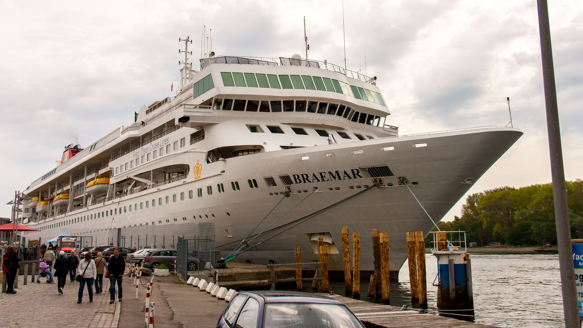MS Braemar in Travemünde 12.05.2015