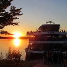 MS Brombachsee am Brombachsee am Abend