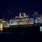 MS Europa 2 and MS Rotterdam at Blohm+Voss in Hamburg