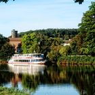  MS EUROPA auf der Fulda in Hann-Münden ...