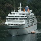 MS Europa im Geirangerfjord