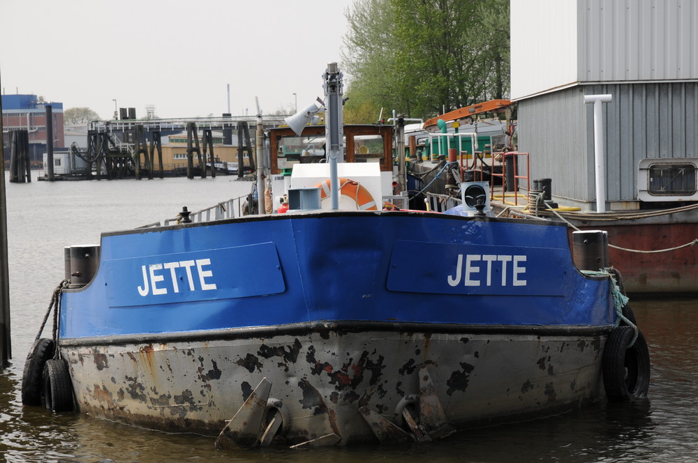 MS Jette Anleger, Hamburg Rotenburgsort,Entenwerder