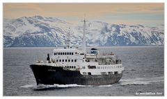 MS Lofoten ganz im Norden