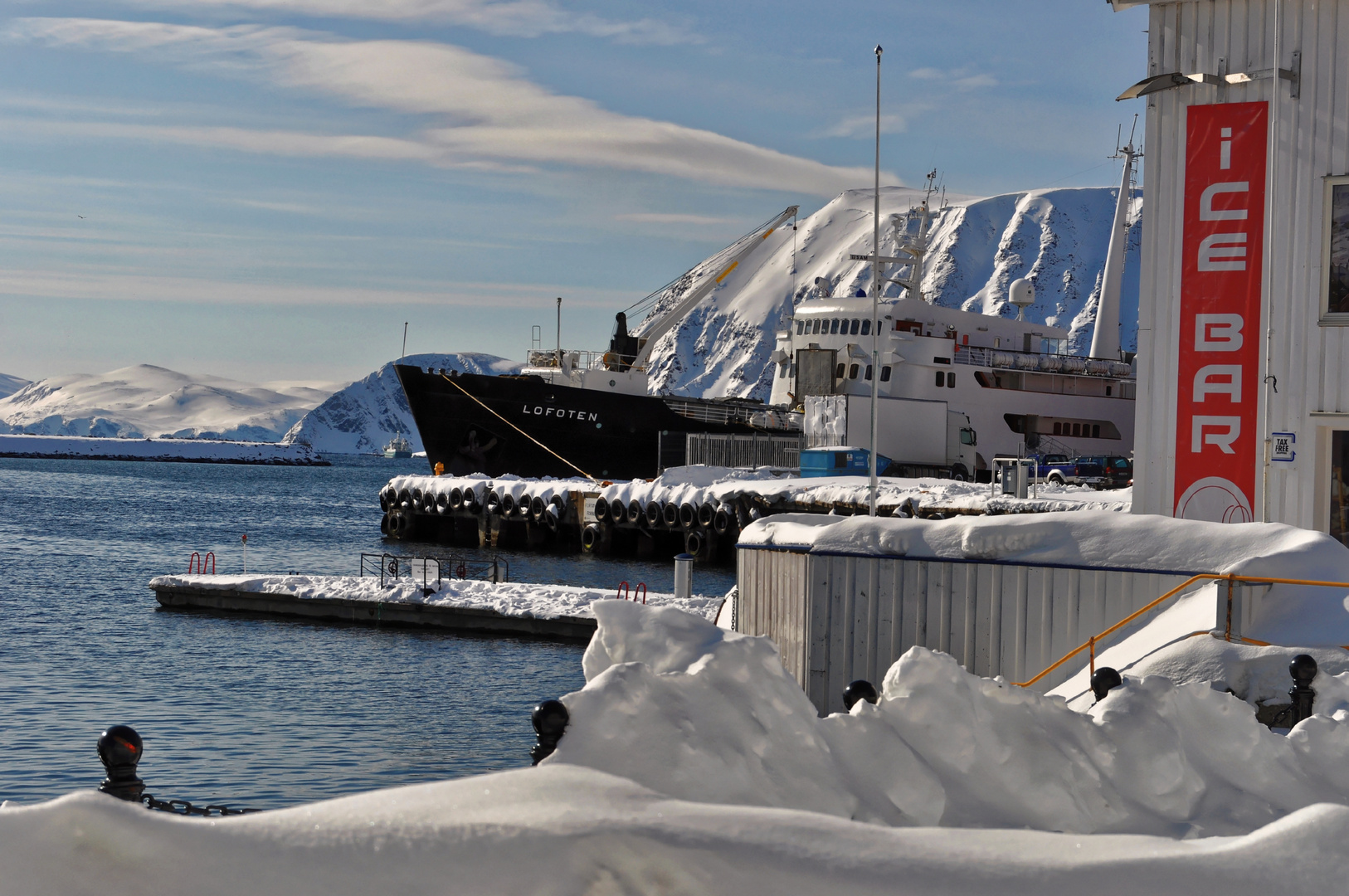 MS LOfoten im Hafen von Honningsvag I