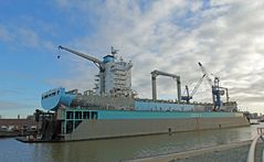 MS Maersk Newcastle / Trockendock