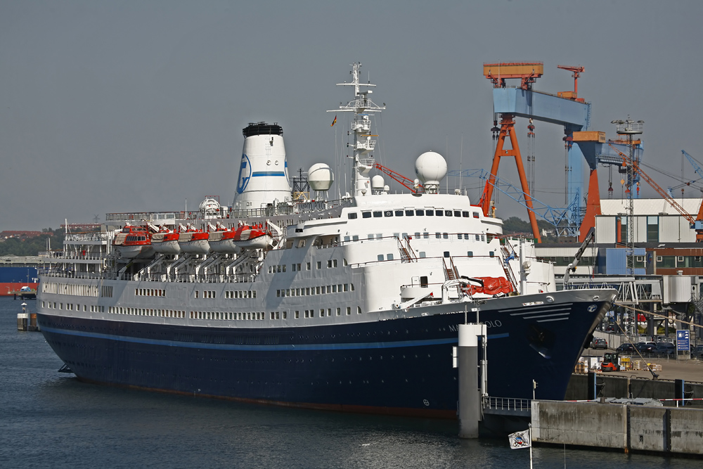 MS Marco Polo zu Gast in Kiel.