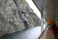 MS Midnatsol im Trollfjord