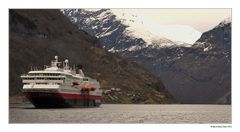 MS Nordnorge im Geirangerfjord