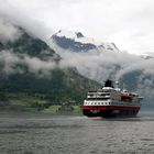 MS Polarlys im Geirangerfjord