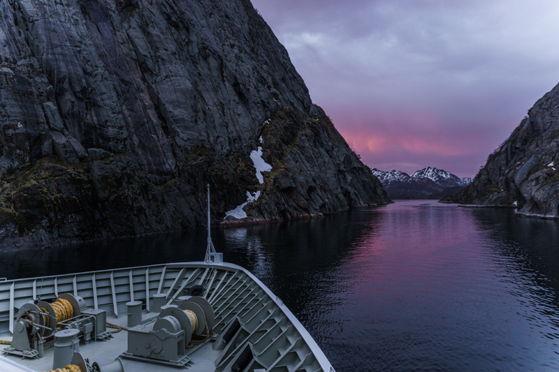 MS Trollfjord im Trollfjord