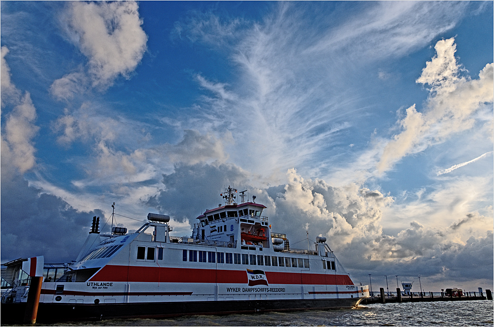 MS Uthlande in Dagebüll-Hafen