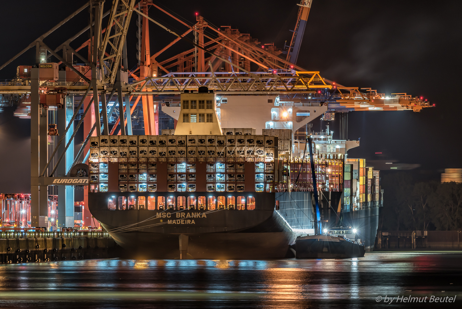 MSC BRANKA &  Tankschiff Gentle