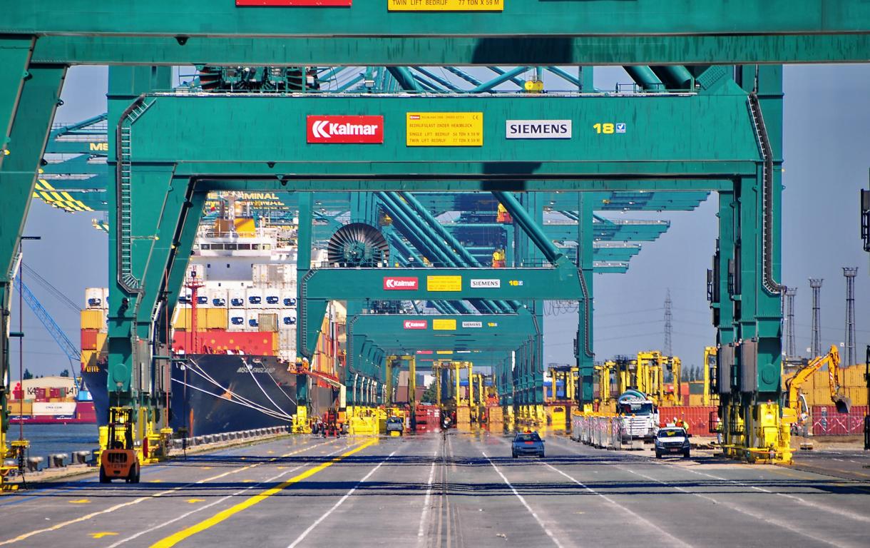 MSC - Containerterminal in Antwerpen
