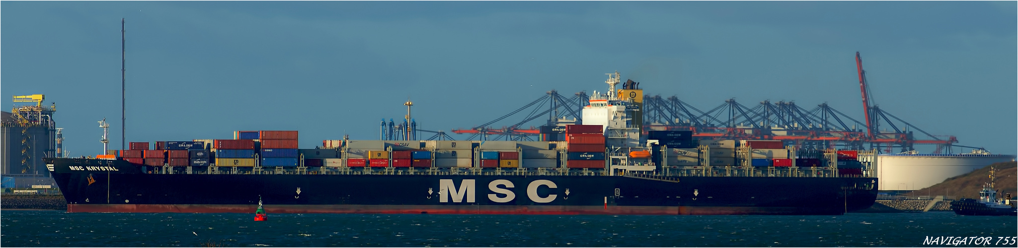 MSC KYSTAL / Container Vessel / Rotterdam / Bitte scrollen!