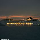 MSC Lirica mitten auf der Ostsee