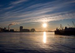 MSC Magnifica in der Morgensonne