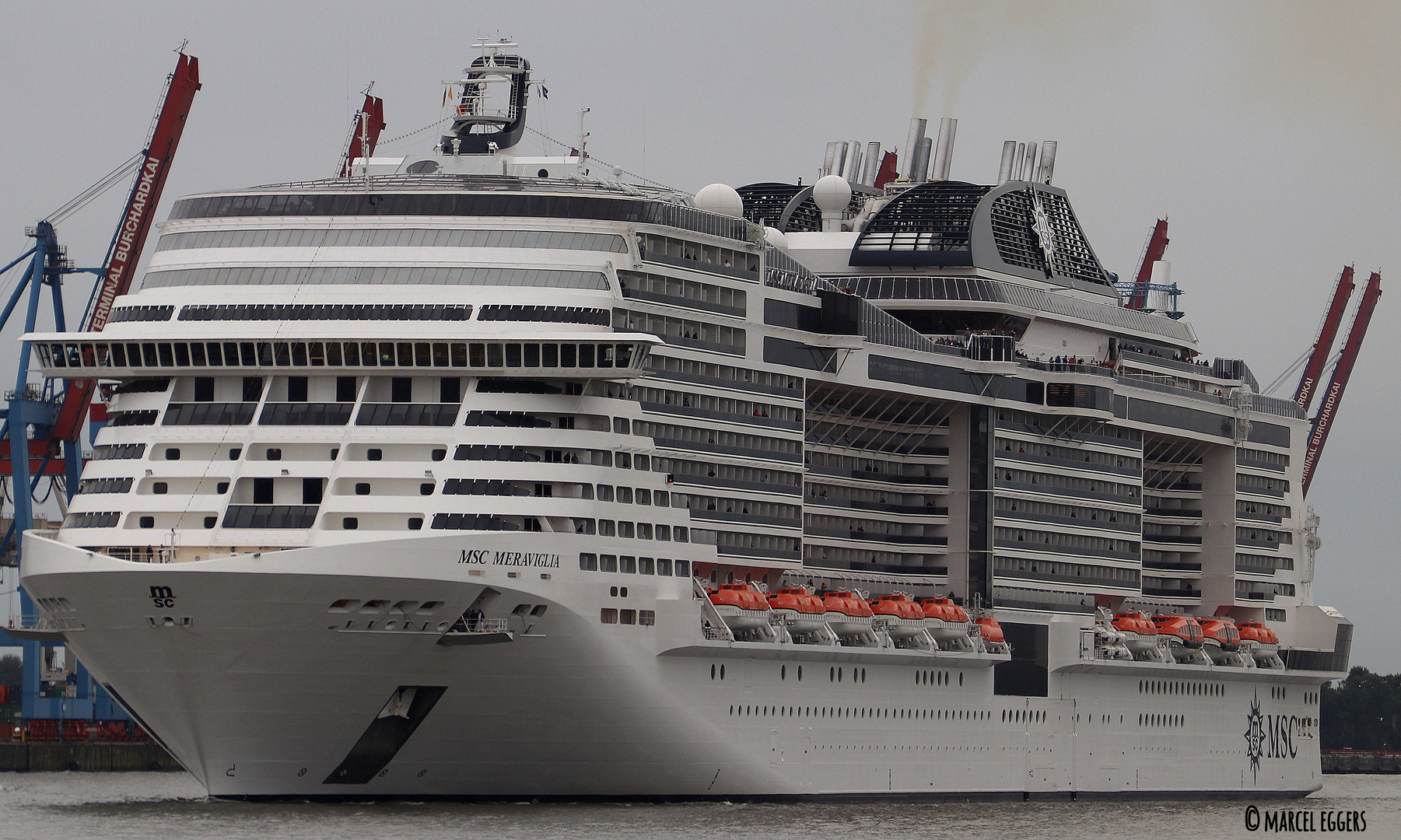 MSC MERAVIGLIA in Hamburg 