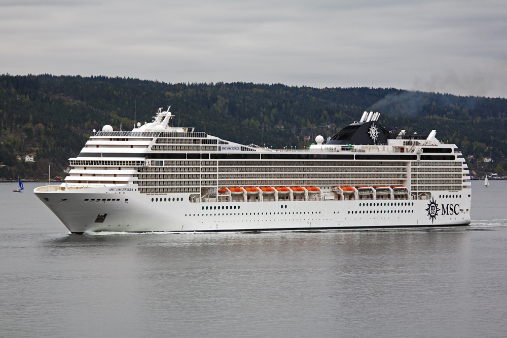 MSC Orchestra im Oslofjord