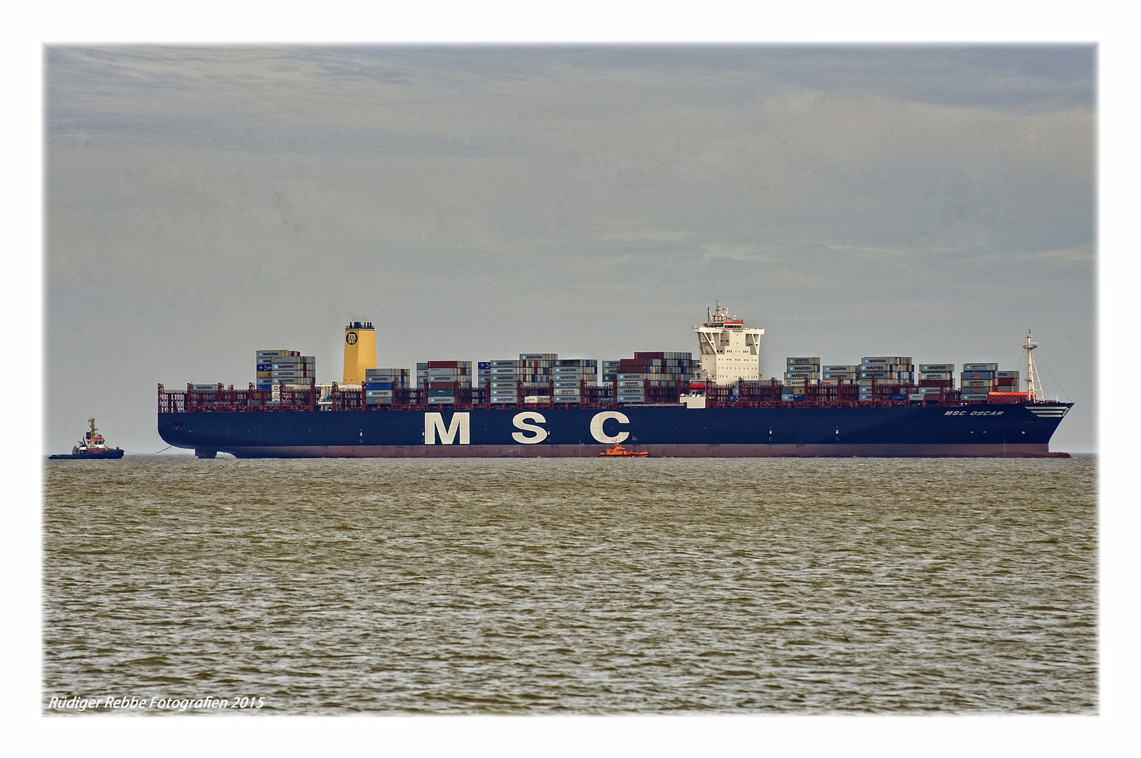 MSC OSCAR erstmals in Wilhelmshaven