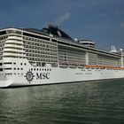 MSC Splendida im Hafen von Tunis