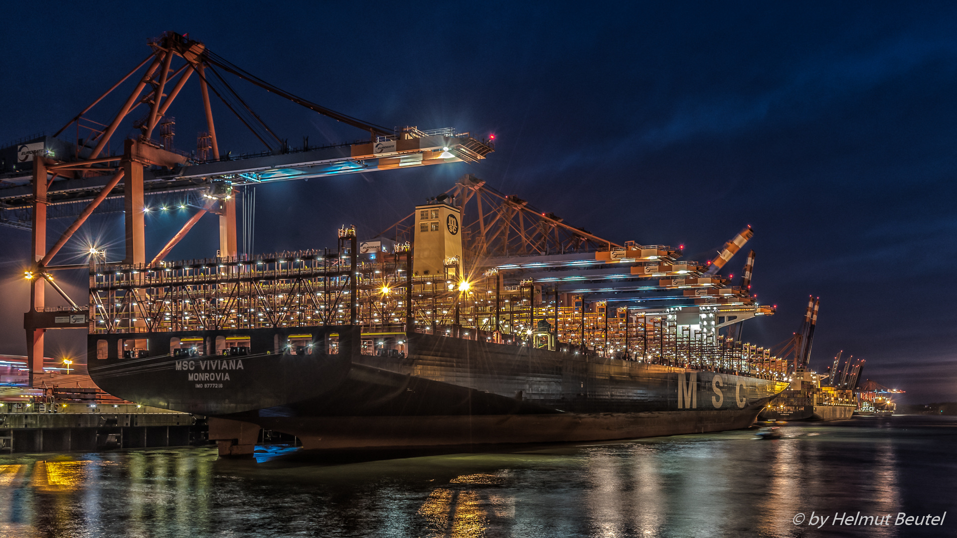 MSC VIVIANA im Waltershofer Hafen