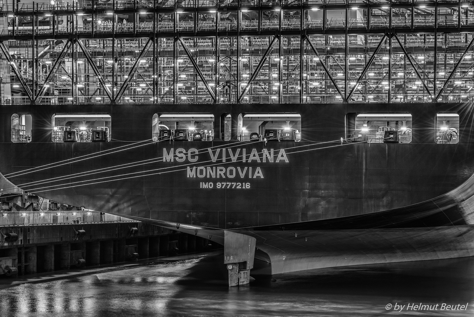 MSC VIVIANA was für ein Heck