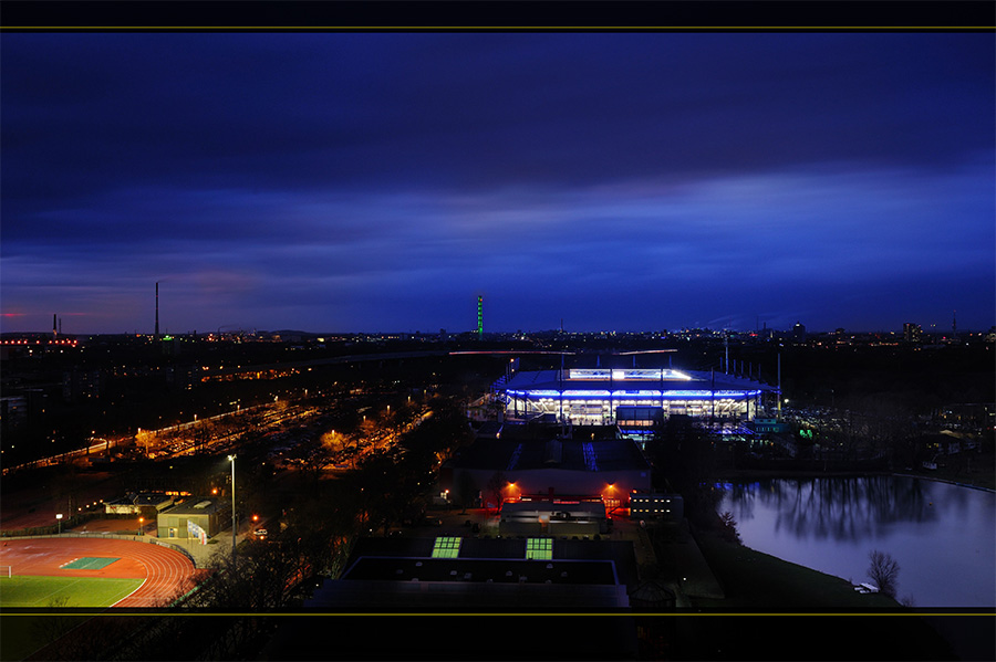 MSV-Arena / Wedau Sportpark Duisburg bei Nacht