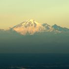 Mt. Baker im letzten Sonnenlicht des Tages