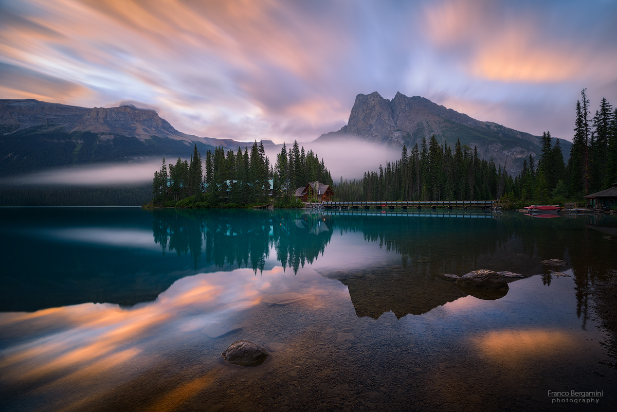 Mt. Burgess and Emerald Lake