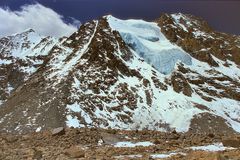 Mt. Chyangresi and its icefall