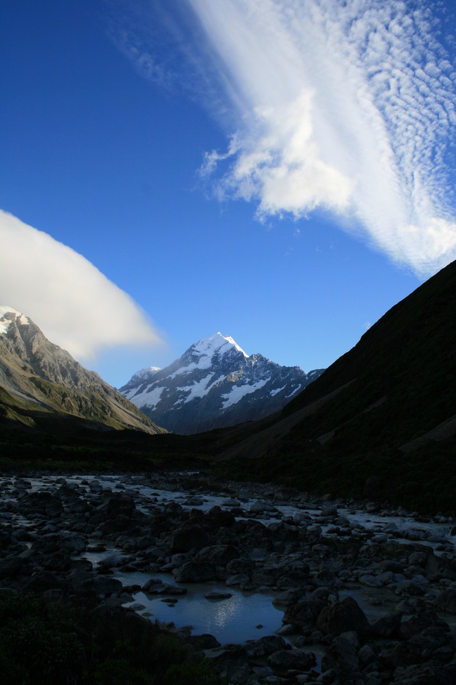 Mt COOK au réveil