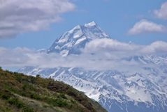 Mt. Cook im Dunst