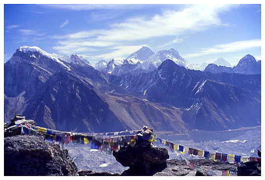 Mt. Everest seen from Gokyo Ri, 5400m