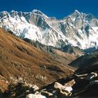 Mt. Everest und Lhotse