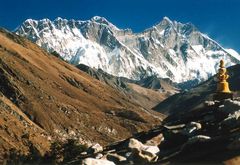Mt. Everest und Lhotse
